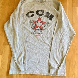 Reebok CCM men’s long sleeve tee, size small
